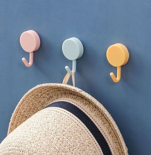 7474 Wall Hooks Heavy Adhesive Hooks For Wall For Home Use ( 2 Pcs Hook )