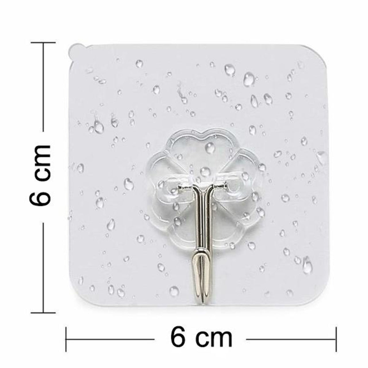 100 Pcs Heavy Duty Stainless Steel Self-Adhesive Wall Hooks