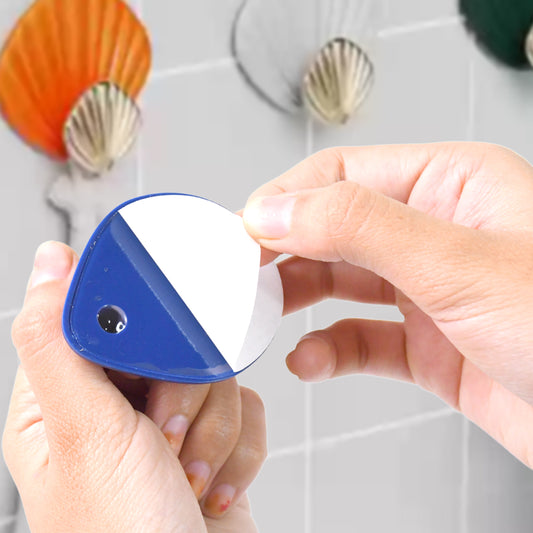 Self-Adhesive Wall Hooks – Stylish & Waterproof (Pack of 4, Multicolor) | 5KG Max Load