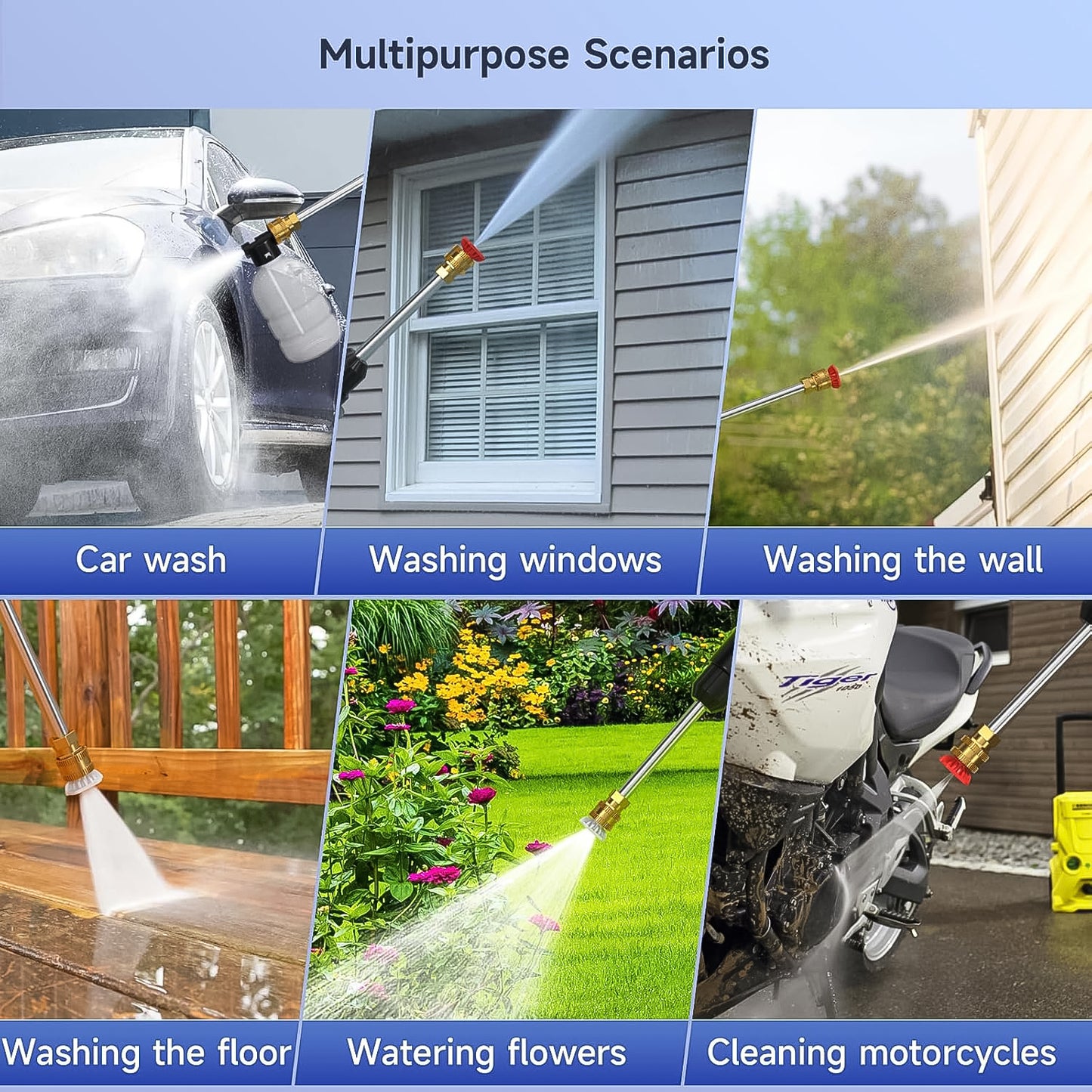 Car Washer Gun Wireless High Pressure Washer Water Spray Gun (48v With Small Box Small Adaptor 1 Set)