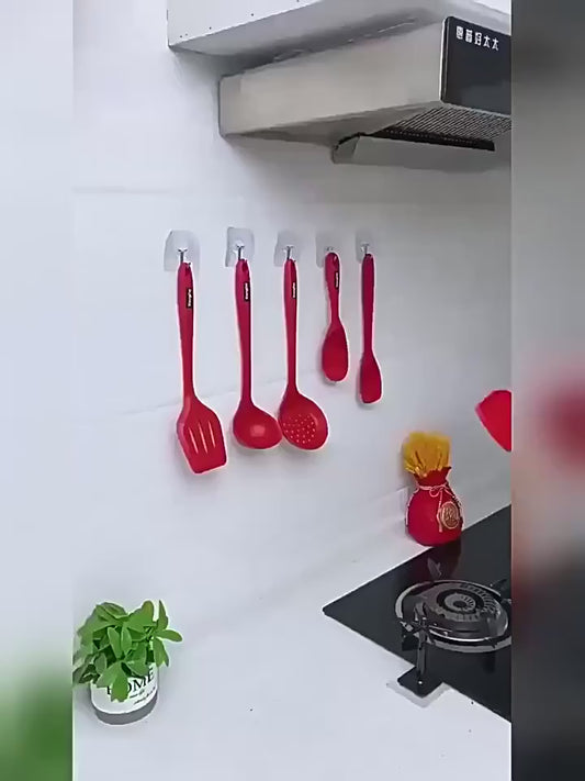 360° Rotatable Wall Hooks – Space-Saving Adhesive Hooks for Kitchen & Bathroom Storage (Pack Of 2)