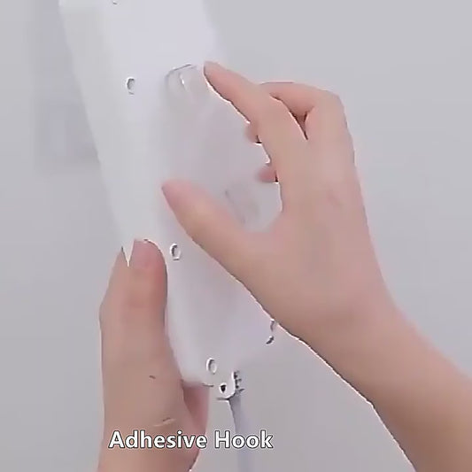 Magic Adhesive Plastic Wall Hooks – Heavy Duty, Damage-Free, and Stylish (Pack of 20 - Set of 10)